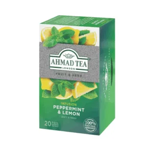 Ahmad Tea Peppermint & Lemon - 20 Foil Tea Bags
