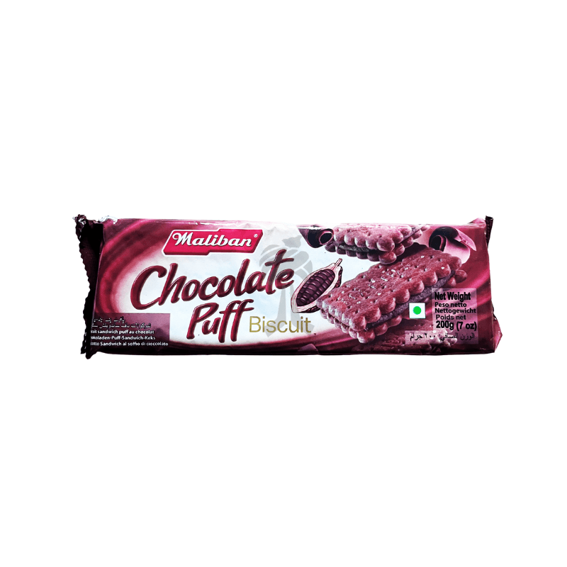 Maliban Chocolate Puff Biscuits (200g)
