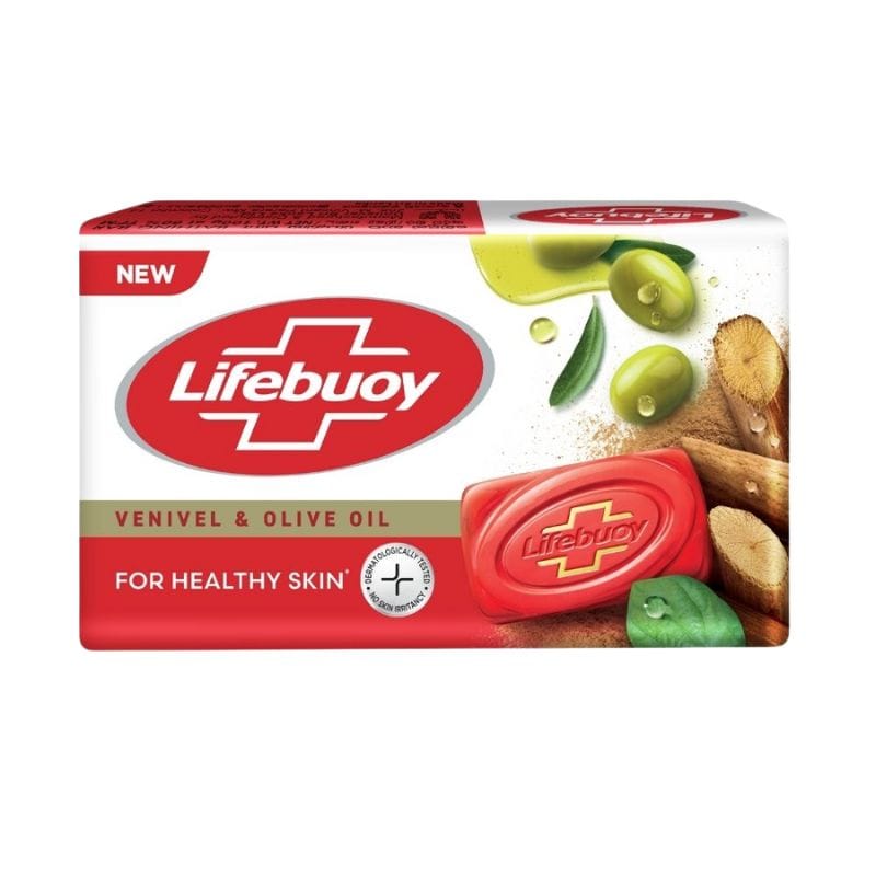 Lifebuoy Soap with Venivel & Olive Oil for Healthy Skin