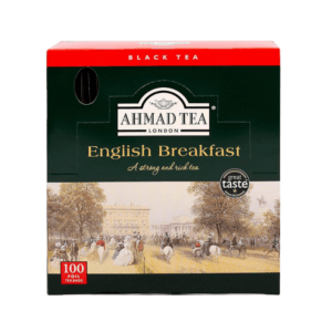 Enjoy the Delicious Ahmad Tea Black Tea, English Breakfast 100 Teabags
