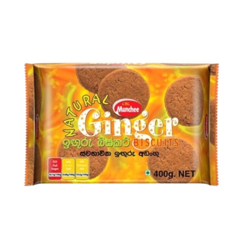 Munchee Natural Ginger Biscuits 400g