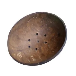 THIMA Ceylon Coconut Shell Soap Box Handmade Medium Size, 100% Eco-friendly