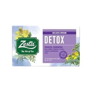 Zesta Detox Wellness Infusion Tea - Natural Herbs, Caffeine-Free