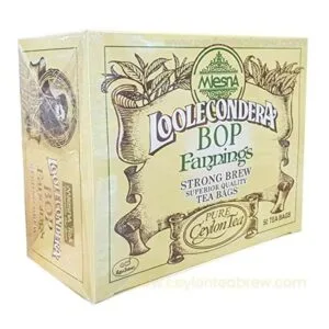 Mlesna Loolecondera BOP Fannings Ceylon Tea - Strong Brew, 50 Tea Bags