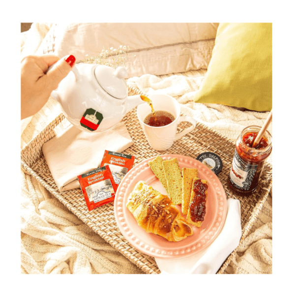 Enjoy the Delicious Ahmad Tea Black Tea, English Breakfast 100 Teabags