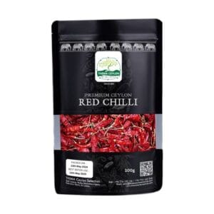 Bold Flavor: Handpicked, sun-dried red chili peppers from Sri Lanka. 100% Natural: No preservatives, additives, or artificial flavors. Versatile Use: Perfect for curries, soups, stews, marinades, and sauces. Rich Taste: Adds a spicy kick to a variety of dishes. Health Benefits: Known for its digestive, antioxidant, and anti-inflammatory properties.