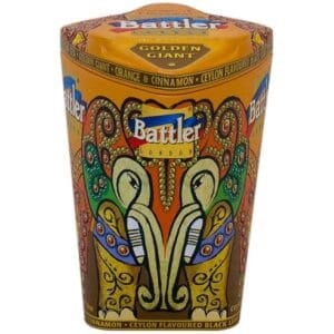 Battler "Golden Giant" Orange & Cinnamon Ceylon Flavoured Black Tea Tin