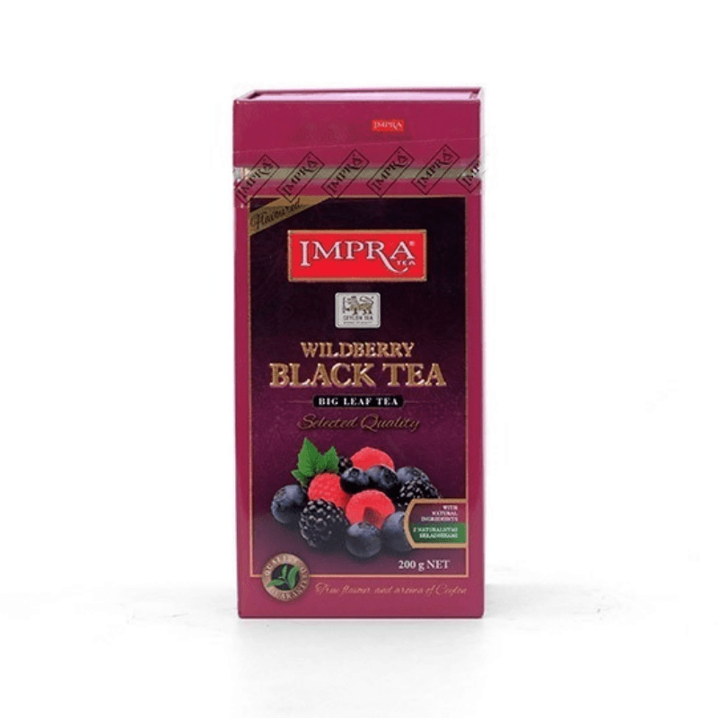 Impra Wildberry Black Tea - Big Leaf Ceylon Blend 200g