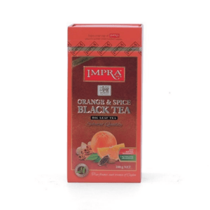 Impra Orange & Spice Flavored Black Tea 200g