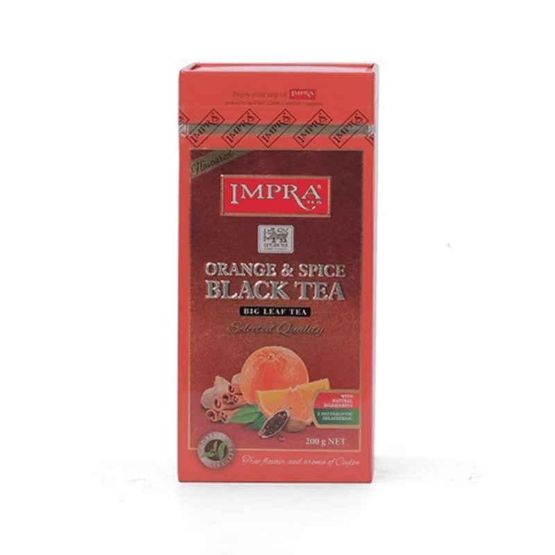 Impra Orange & Spice Flavored Black Tea 200g
