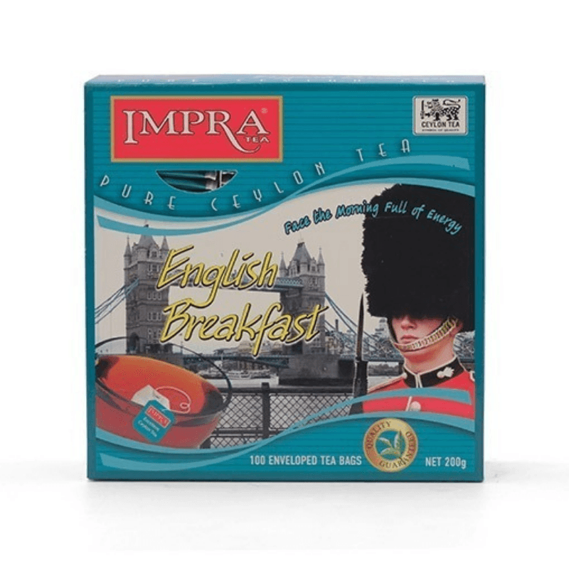 Impra tea Pure Ceylon English Breakfast 100 Tea Bags