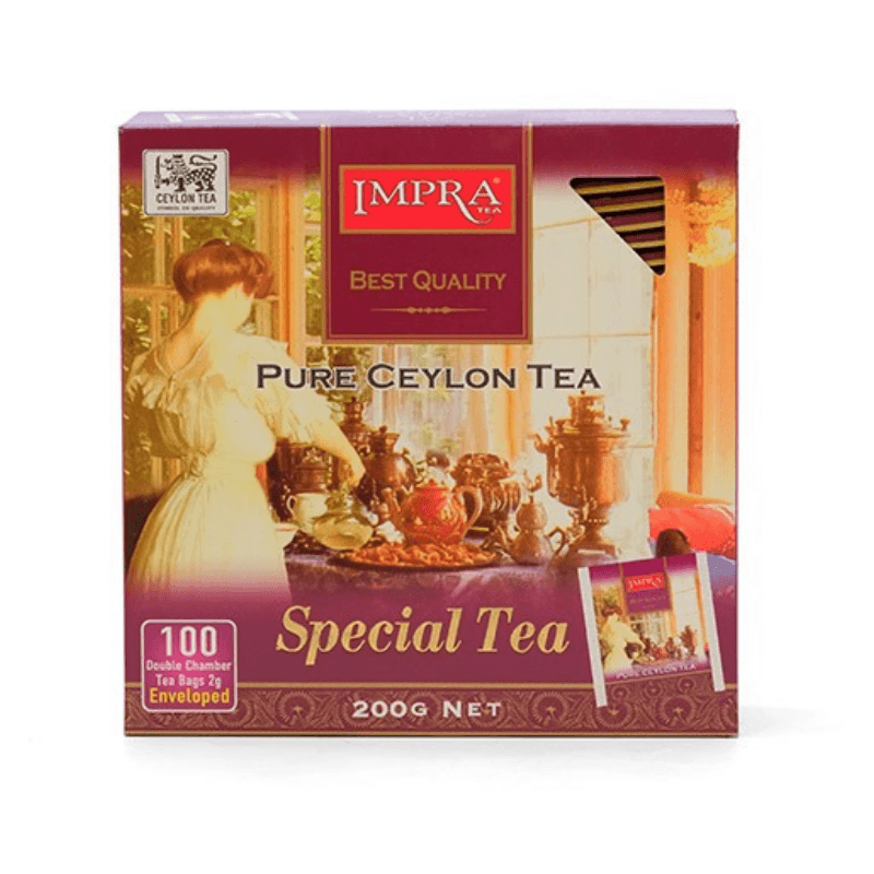 IMPRÁ Special Pure Ceylon Tea 100 Tea Bags