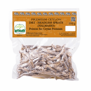 THIMA Ceylon Dried Sprats - Premium Sri Lankan Halmesso (Headless) Fish (200g)