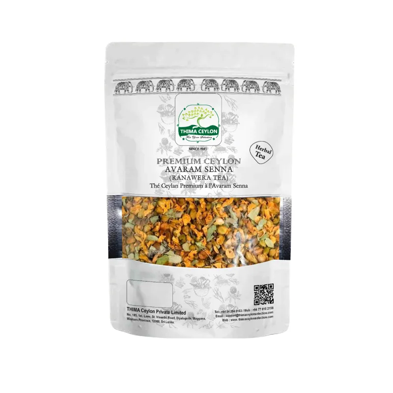 Premium THIMA Ceylon Sun-Dried Ranawara Flowers (Senna auriculata) 70g - Natural Herbal Tea, Authentic Wellness Beverage