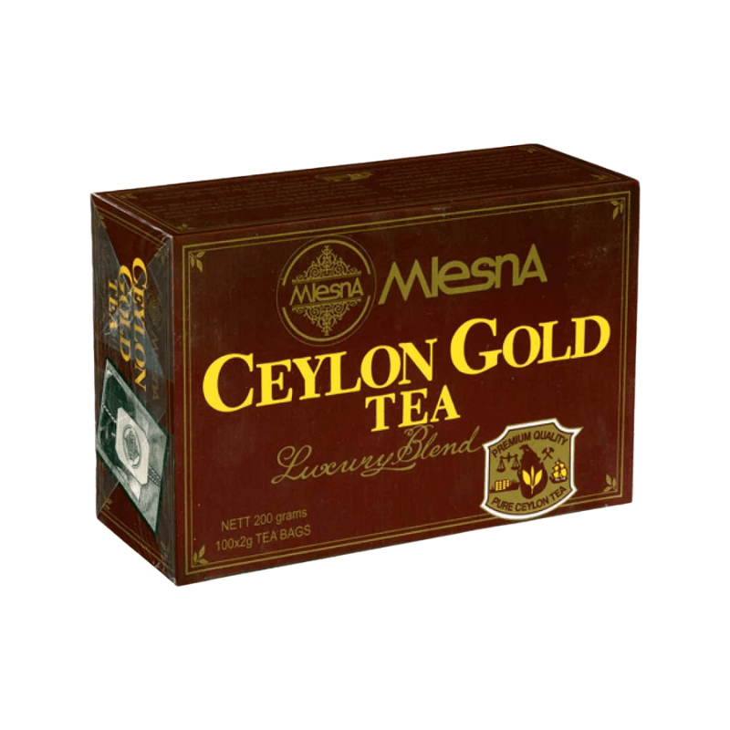 Mlesna Ceylon Gold Tea Luxury Blend - 100 Tea Bags