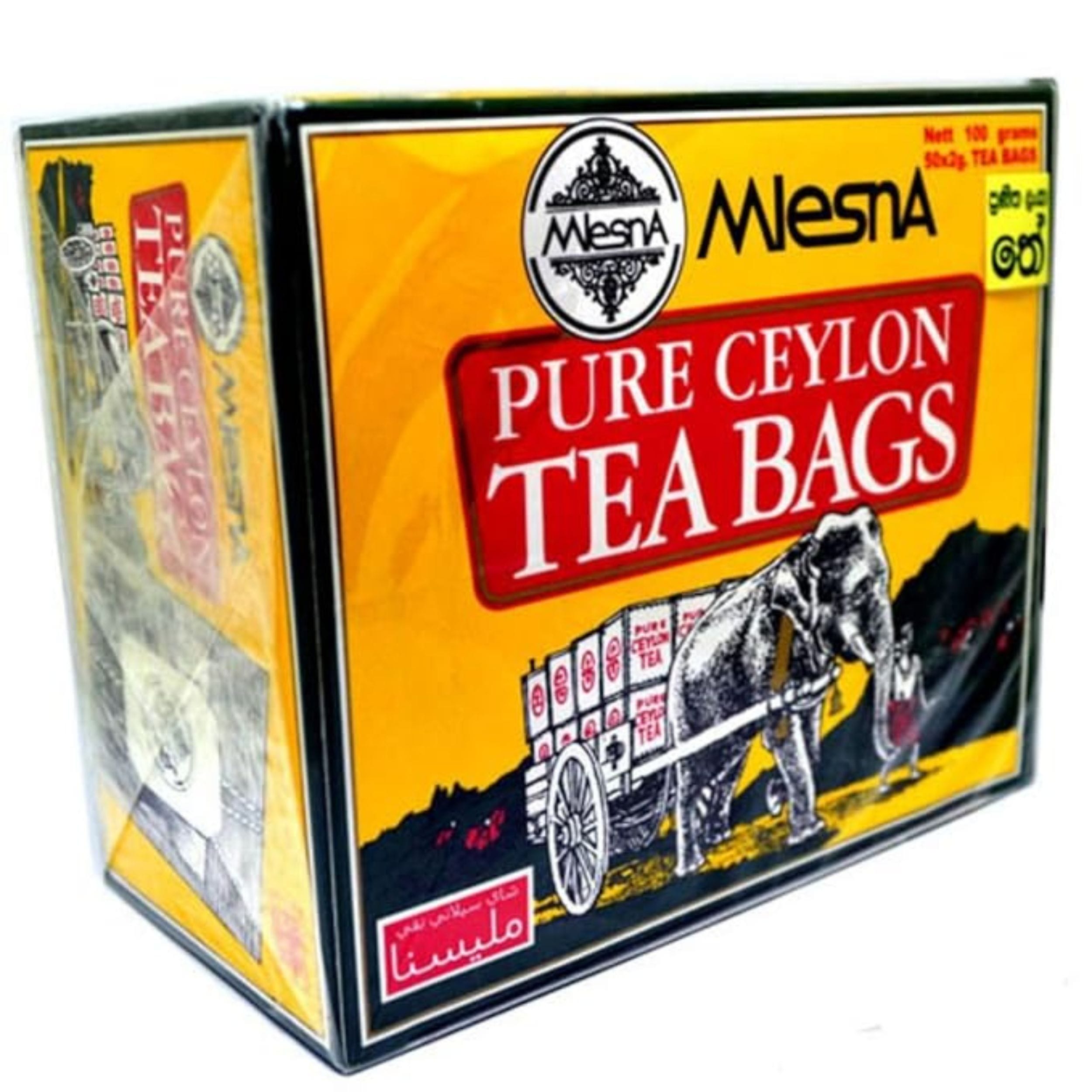 Mlesna Pure Ceylon Tea Bags - 100 Count